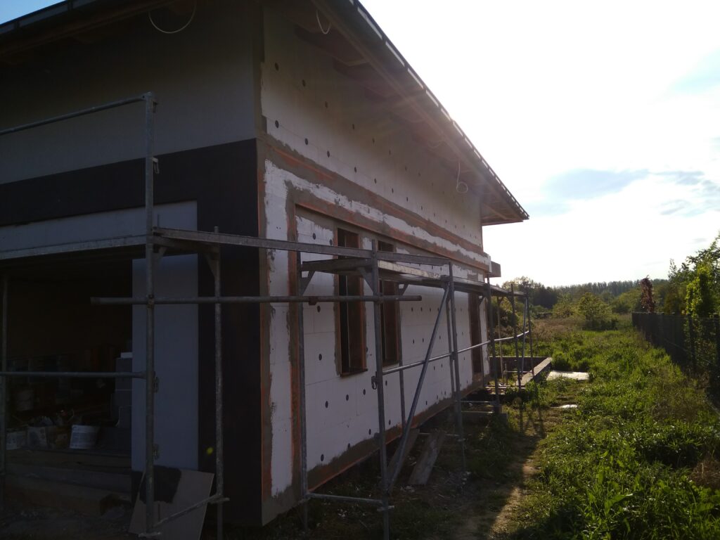 przygotowanie ocieplenia z boniami