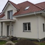 otynkowana ściana - baranek